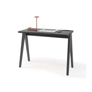 Mesa de estudio funcional con bandeja portalápices integrada
