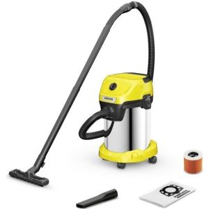 Aspirador seco/húmedo - depósito inox 19l - 1000w