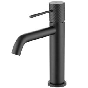 Monomando lavabo negro mate serie génova