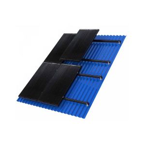 4 estructuras  solar coplanar vertical  black 30/35mm