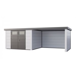 Caseta jardin nh9 c apoyo grande a derecha | blanco / blanco | novo habitat