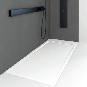 Plato de ducha resina quore blanco  70x140cm