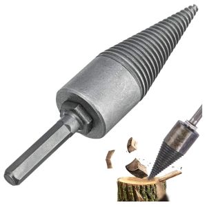 Broca leña 42mm cónica hexagonal acero cortar