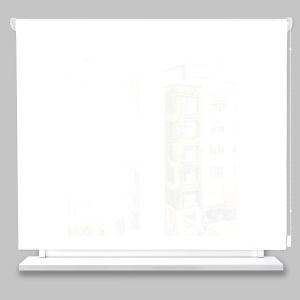 Estor enrollable screen basic 5% blanco 130x150cm.