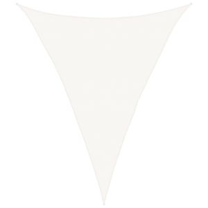vidaXL toldo de vela blanco hdpe 160 g/m² 5x6x6 m