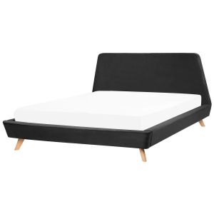Cama terciopelo vienne 180 x 200 cm negro