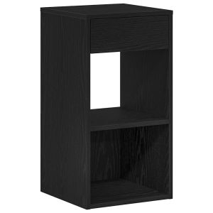 Casa lúmina - mesita de noche negro madeira  35 x 34 x 66,5 cm
