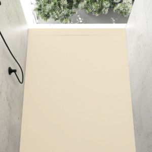 Plato de ducha resina cover crema  70x100cm