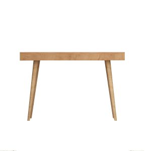 Escritorio de madera "valencia" - 100 x 60 x 74 cm - marrón
