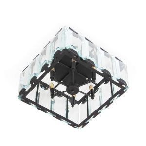Lámpara de techo plafón crys 7 - bombilla 6 x e14 - metal- azabak