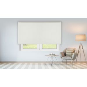 Estor enrollable traslúcido chela blanco 150x250