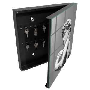 Caja para llaves 30x30x5 elegancia clásica, apertura derecha tulup