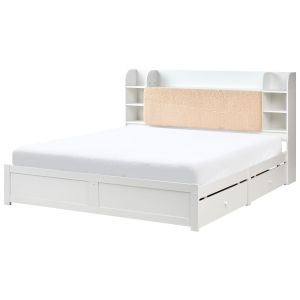 Cama con cajones bizou blanco 180 x 200 cm