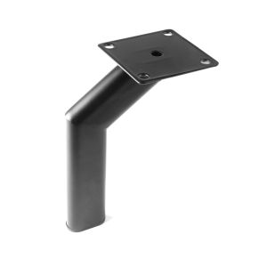 Pata de mesa rei 482 | 130x20x150 mm | negro mate | acero