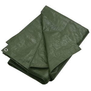vidaXL lona hdpe verde 180 g/m² 6x6 m