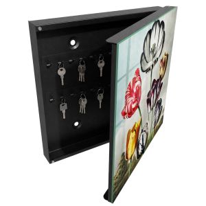Armario para llaves decorativo 30x30x5, apertura derecha tulup