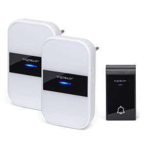Aigostar dong ac-timbre inalámbrico,ip55,36 melodías,3 volúmenes