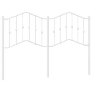 vidaXL cabecero de repuesto de metal blanco 150 cm
