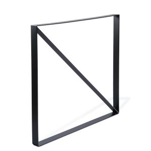 Pata de mesa rei 920 | 780x50x712 mm | negro poro | acero