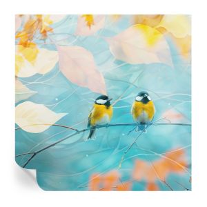 Papel pintado autoadhesivo aves de primavera 250x250 tulup