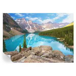 Papel pintado autoadhesivo lago azul 208x146 tulup