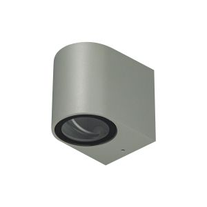 Aplique de pared cilindrico ii para una bombilla LED gu10 gris(aprgu10-2g)