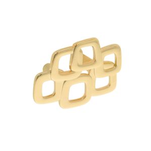 Tirador para mueble en zamac 651 dist entre ejes 32mm dorado lote 6