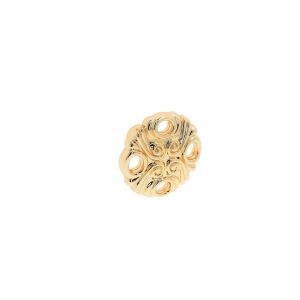 Pomo para muebles 822 en zamac diám 36mm bañados en oro lote de 25