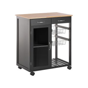 Carrito de cocina boves negro