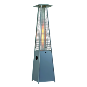 Calentador de gas para exterior flame pyramid de 13000 w, color gris