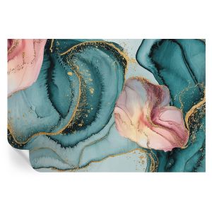 Papel pintado autoadhesivo ondas artísticas 104x152 tulup
