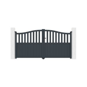 Puerta meije 3 m aluminio gris + motor ranger b150