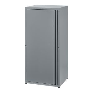 Armario de oficina burlöv acero 88x40x35 cm - gris [en.casa]