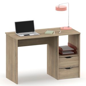 Escritorio, mesa de ordenador 76x115x50cm 2 c briebe prakt madera