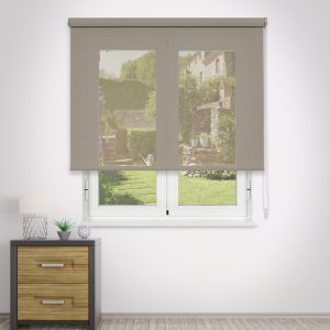 Estor enrollable screen  apertura 10%  pebble 105 x 250cm