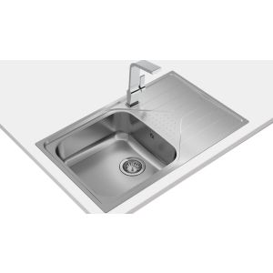 Fregadero teka universe 50 t-xp 1c 1e max d inox 1 cubeta 175 mm