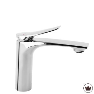 Rea grifo de lavabo premium vision chrome low, 15,2x4,2x14 cm