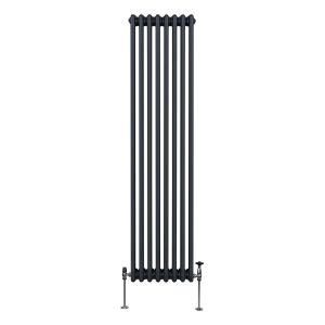 Radiador tradicional vertical de 3 columnas – 1800 x  382 mm - gris
