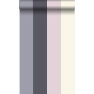 Origin papel pintado rayas morado y morado lila 53 cm x 10.05 m