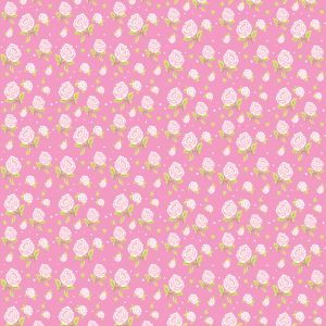 Papel pintado floral florecitas en fondo rosado 60cm por 300cm