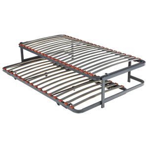 Cama supletoria 90x200 pikolin somier nido+patas cama invitados