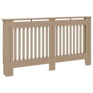 vidaXL cubierta para radiador madera de ingeniería 152x19x81,5 cm