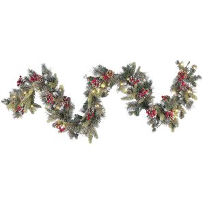 Guirnalda de navidad LED paimio 180 cm verde