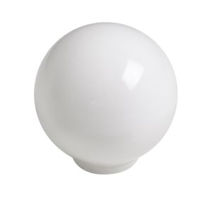 Tirador bola abs 29mm blanco brillo, lote de 50
