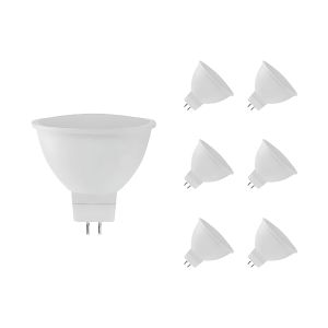 Pack 6 bombillas LED gu5.3 spotlight 8w equi.60w 700lm raydan home