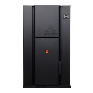 Hidroestufa de pellet Hydra 35 Negro, 35kW hasta 270m2