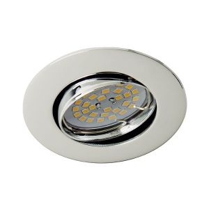 Foco empotrable basculante basic redondo cromo wonderlamp 1xgu10