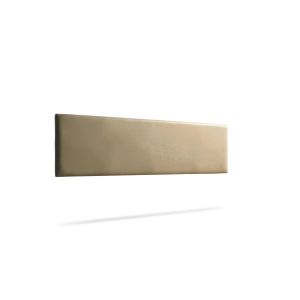 Cabecero tapizado nova polipiel 160x50x5 cm - dorado - moonia