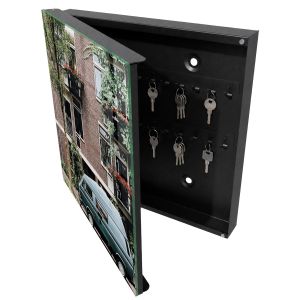 Caja para llaves 30x30x5 paisaje urbano, apertura izquierda tulup