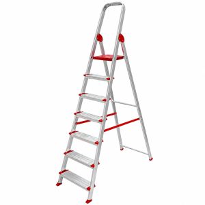 Escalera profesional t-plus-7x1 con arco de seguridad